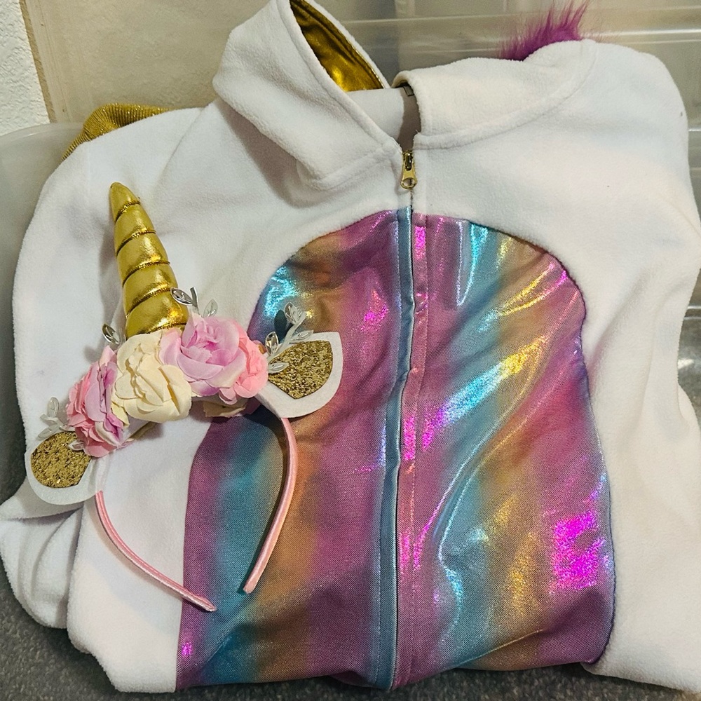 Tipsy Elves White and Gold Women's Hoodie Dress - Picture 3 of 3